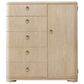 Chapel Hill Huntington 5-Drawer Master Chest with Cabinet in Beach Grass, , large