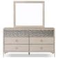 Furniture of America Bashford 6-Piece Queen Bedroom Set in Natural Oak, , large