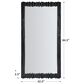 Hooker Furniture Chapman Floor Mirror in Charred Black, , large