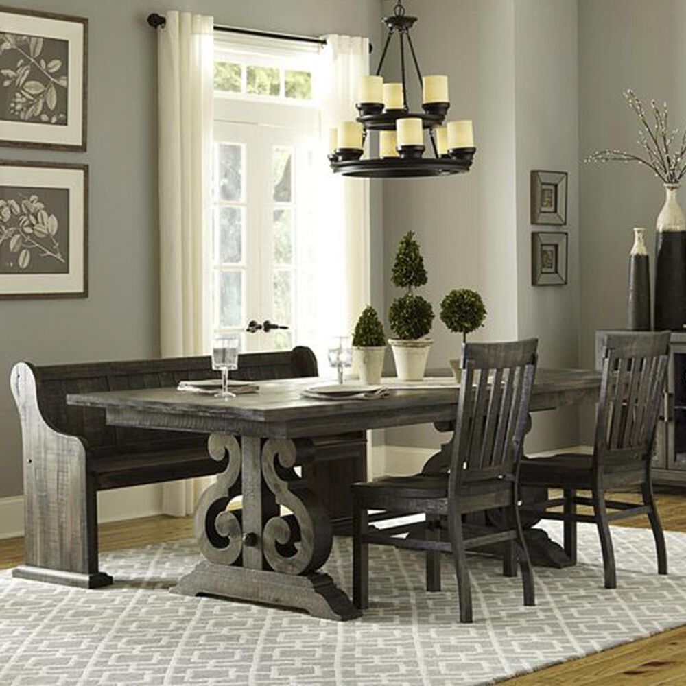 Nicolette Home Bellamy 4-Piece Dining Set in Peppercorn, , large