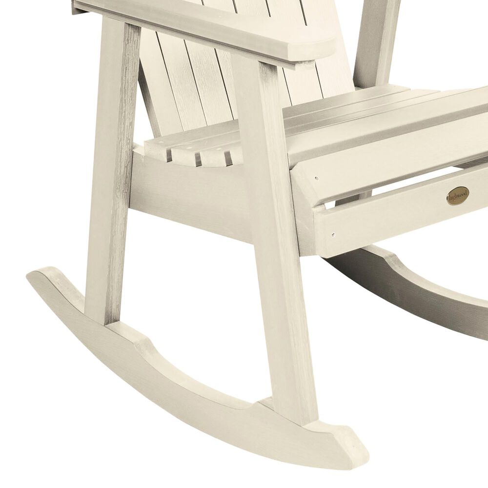 Highwood USA Hamilton Patio Rocking Chair in Whitewash NFM