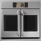 Cafe 30" Smart Built-in Convection Single Wall Oven with French Doors in Stainless Steel, , large