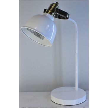 TLC Lighting Inc Metal Task Lamp in White, , large