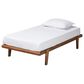 Baxton Studio Kaia Twin Platform Bed Frame in Walnut Brown, , large