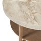 Belle Furnishings Danby Cocktail Table in Nutmeg and Alabaster, , large