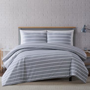 Pem America Truly Soft Maddow 2-Piece Twin XL Duvet Set in Grey, , large