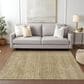 Dalyn Rug Company Burano BU3 5" x 7"6" Wheat Indoor/Outdoor Area Rug, , large
