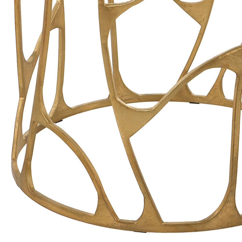 Uttermost Ritual Side Table in Aged Gold, , large