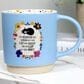 Pavilion 18 oz Cat Asleep Mug in Blue, , large