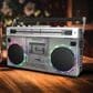 Ion Retro Glow Bluetooth Speaker in Silver, , large