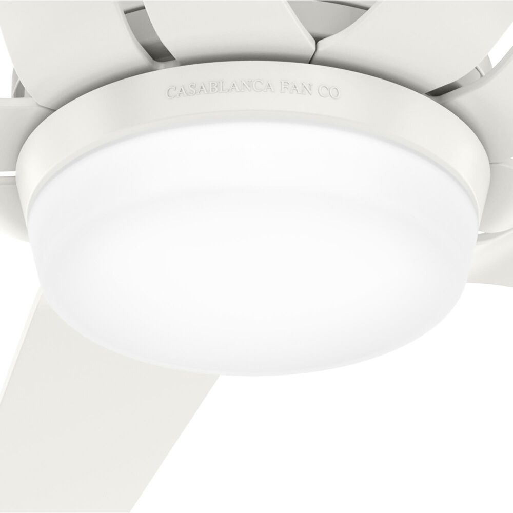 Hunter Correne 56&quot; Ceiling Fan with LED Light in Fresh White, , large