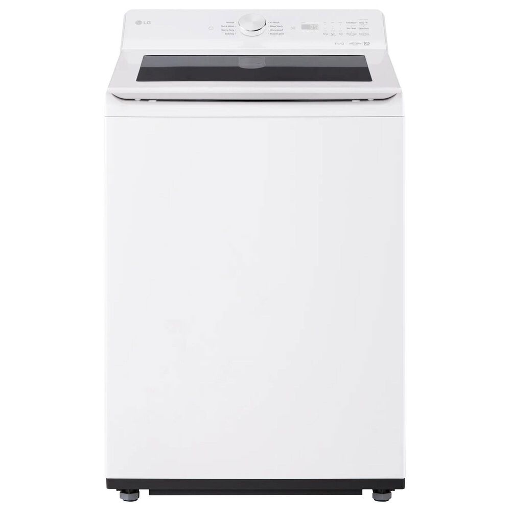 LG 5 Cu. Ft. Smart Top Load Washer and 7.3 Cu. Ft. Electric Dryer Laundry Pair in Alpine White, , large