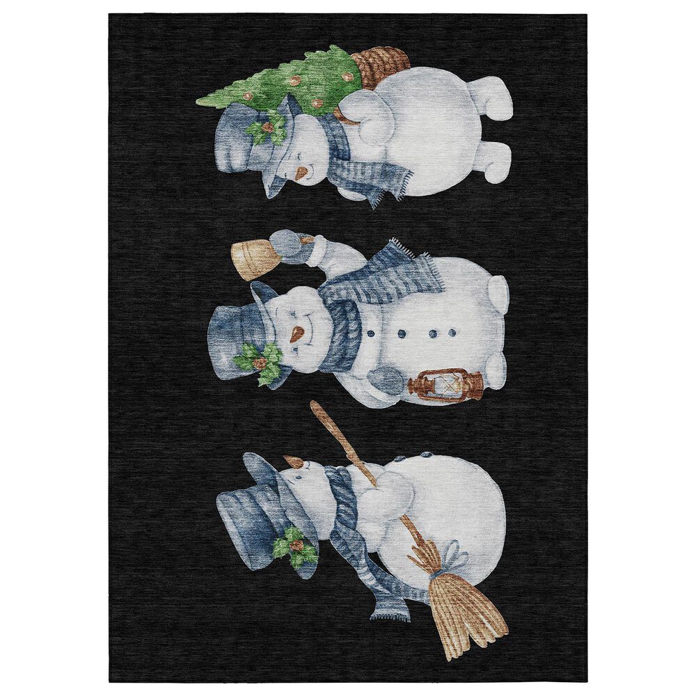 Dalyn Rug Company Wonderland WN34 Black 3&#39; x 5&#39; Area Rug, , large