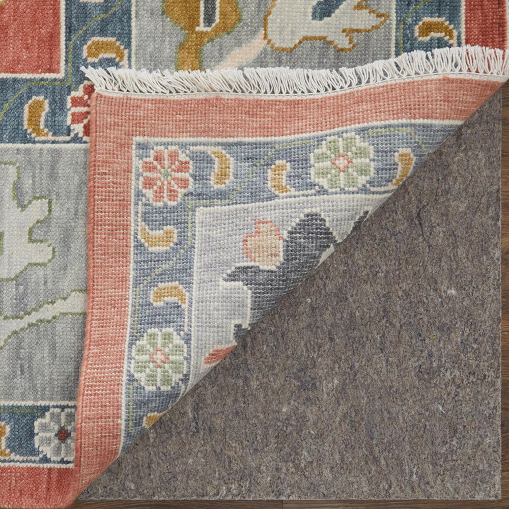 Feizy Karina 2&#39; x 3&#39; Red, Gray and Ivory Area Rug, , large