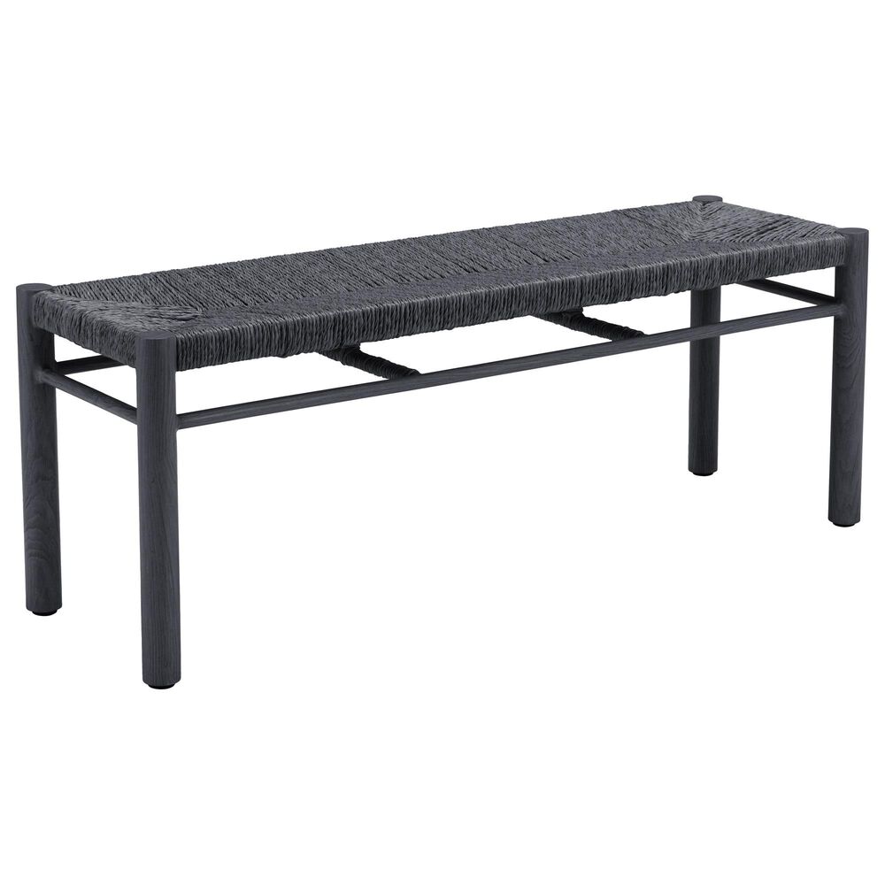 Zuo Modern Iska Bench in Black, , large