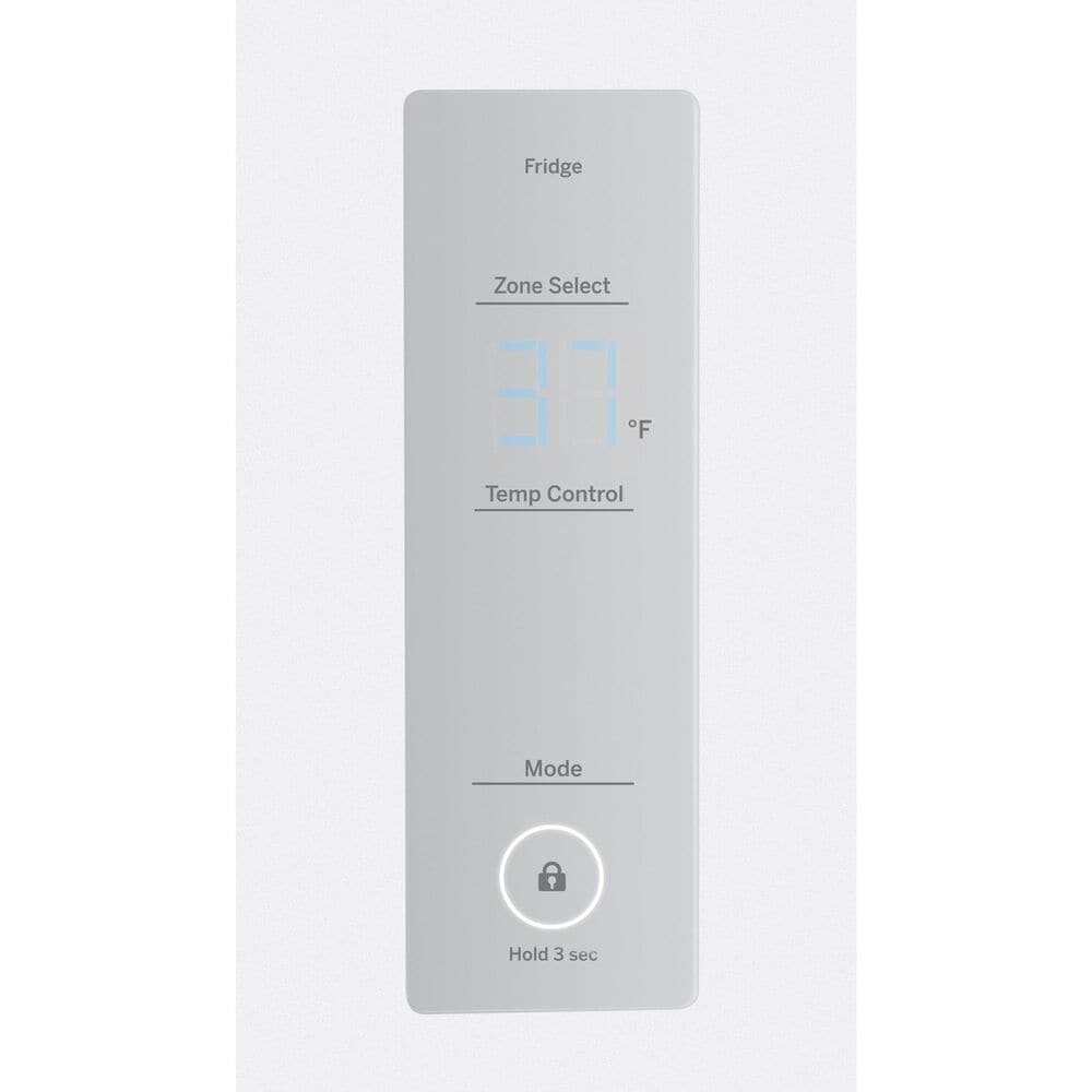 GE Appliances 11.9 Cu. Ft. Counter Depth Bottom-Freezer Refrigerator in Stainless Steel, , large