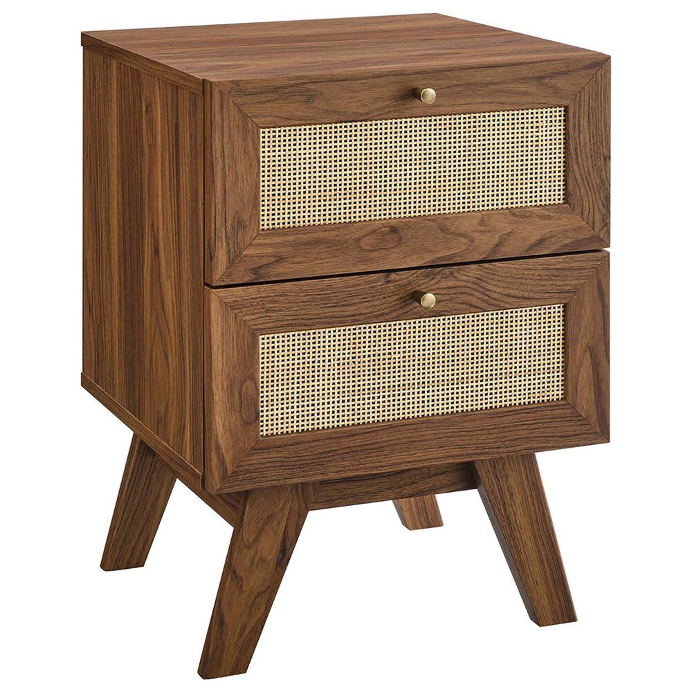 Modway Soma 2 Drawer Nightstand in Walnut, , large