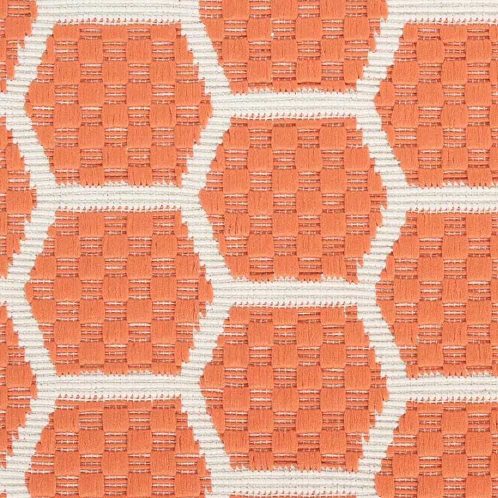 Nourison Twist Reversible 8&#39; Round Coral Indoor/Outdoor Area Rug, , large
