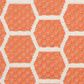 Nourison Twist Reversible 8" Round Coral Indoor/Outdoor Area Rug, , large