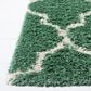 Safavieh Venus Shag 6"7" Square Green and Ivory Area Rug, , large
