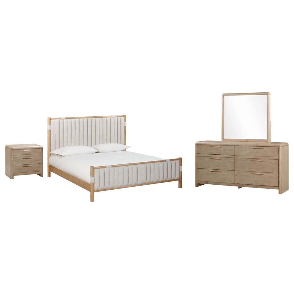 Urban Home Furano 4-Piece King Bedroom Set in Ginger and Burn, , large