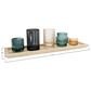 Creative Coop 6-Piece Embossed Candle Holder with Tray Set in Multicolor, , large