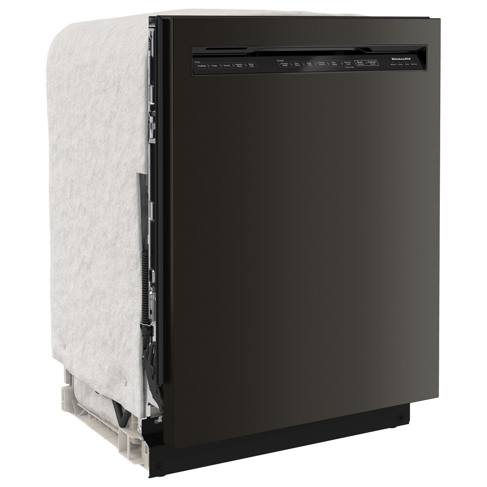 KitchenAid 24&quot; Built In Pocket Handle Dishwasher with Front Control in Black Stainless, , large