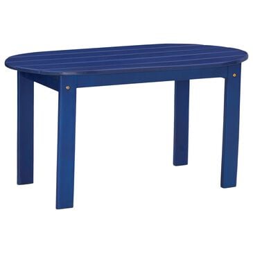 Linon Home Decor Adirondack Coffee Table in Blue, , large