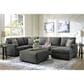 Ashley Edenfield 3-Piece Right Facing Sectional with Chaise in Charcoal, , large