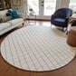 Dalyn Rug Company York 6" Round Ivory Indoor/Outdoor Area Rug, , large