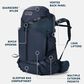 YETI Skala 60L Men"s Hiking Backpack in Classic Navy - S/M, , large