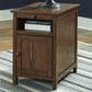 Ashley Treytown Chairside End Table in Warm Brown, , large
