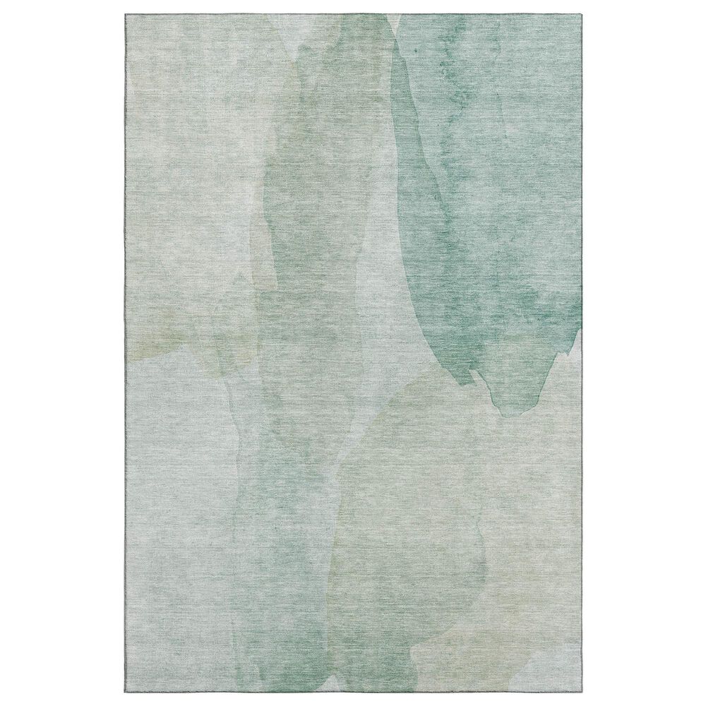 Dalyn Rug Company Ravenna RN12 10" x 14" Aqua Area Rug, , large