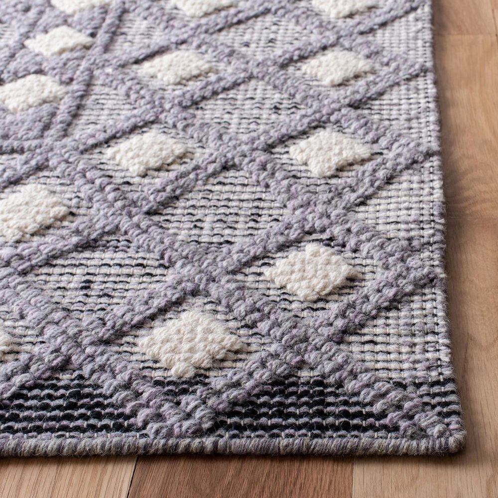 Safavieh Natura 2&#39;3&quot; x 8&#39; Cream and Purple Runner, , large