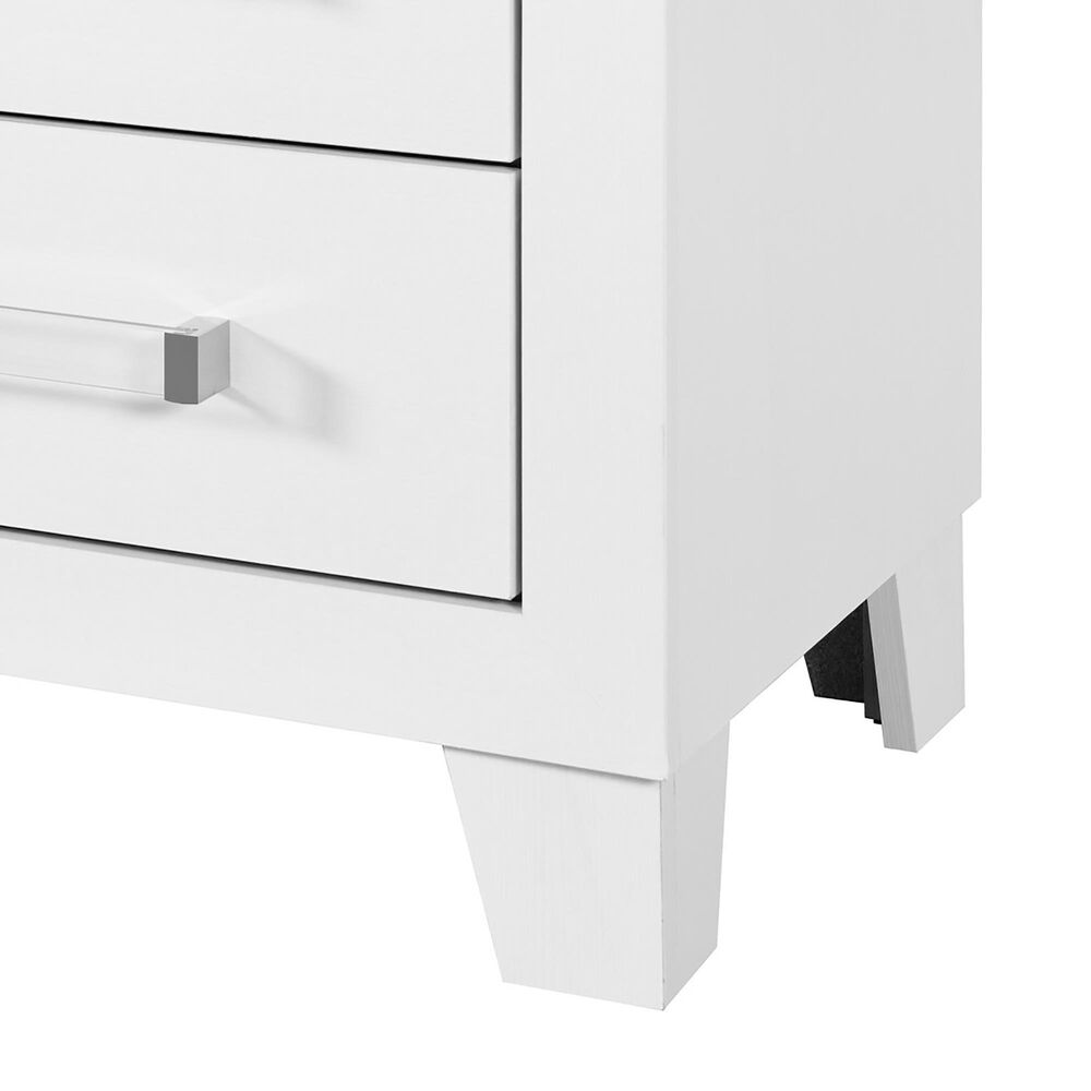 Global Furniture USA Luccia 2-Drawer Nightstand in White, , large