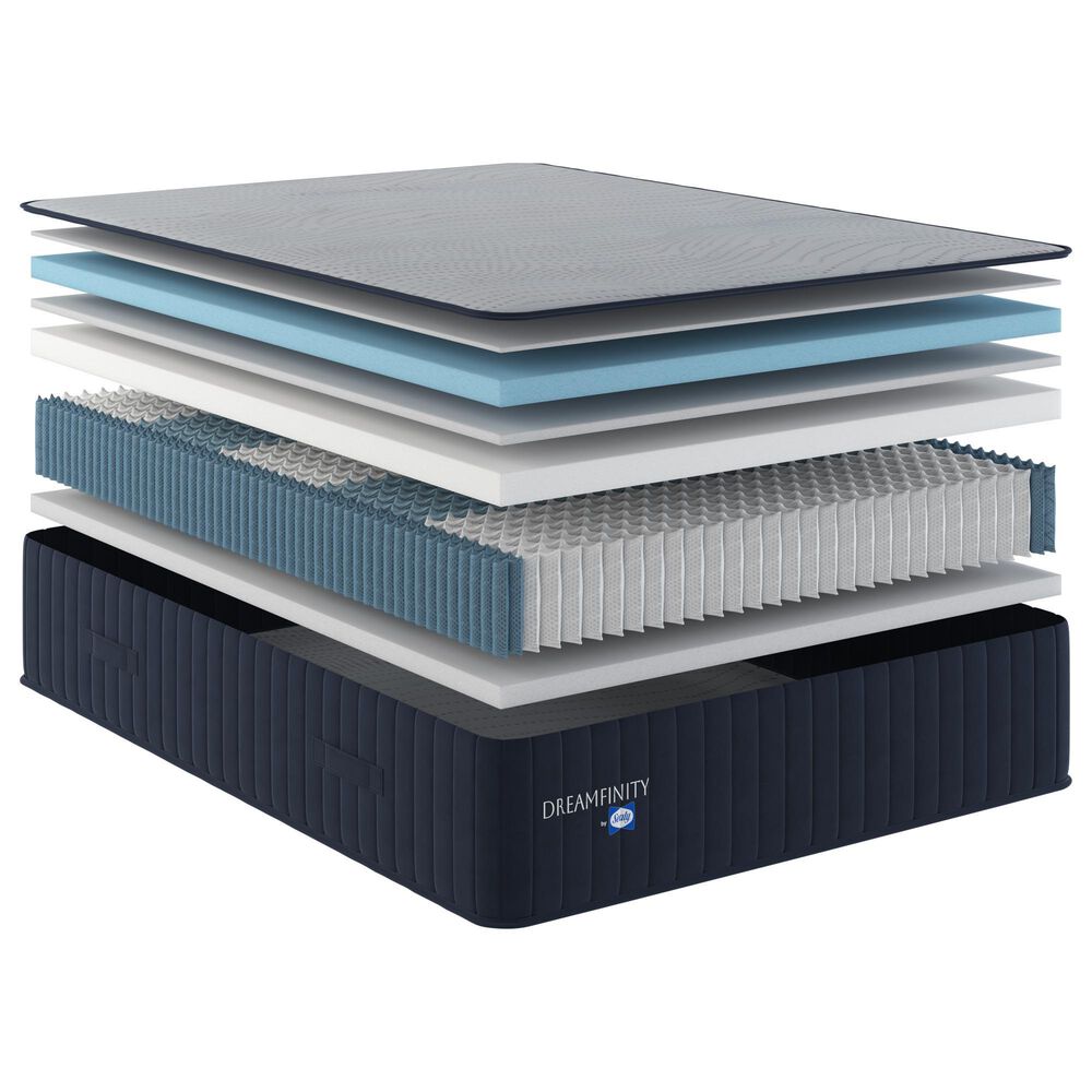 Dreamfinity by Sealy Select Firm California King Mattress with Low Profile Box Springs, , large