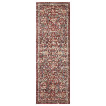 Rifle Paper Co. x Loloi Courtyard 2"6" x 9"6" Eve Crimson Runner, , large