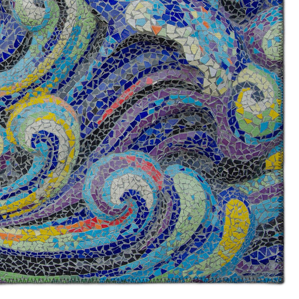Dalyn Rug Company Seabreeze Abstract 6&#39; x 9&#39; Indigo Area Rug, , large
