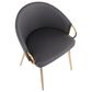 LumiSource Claire Accent Chair in Grey, , large