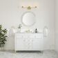 James Martin Vanities Chicago 48" Single Bathroom Vanity in Glossy White with 3 cm Ethereal Noctis Quartz Top and Rectangular Sink, , large