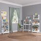 RiverRidge Home 2-Tier Ladder Wall Shelf in White, , large