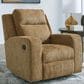 Ashley Kanlow Manual Rocker Recliner in Honey, , large