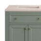 James Martin Vanities Chicago 30" Single Bathroom Vanity in Smokey Celadon with 3 cm Eternal Marfil Quartz Top and Rectangular Sink, , large
