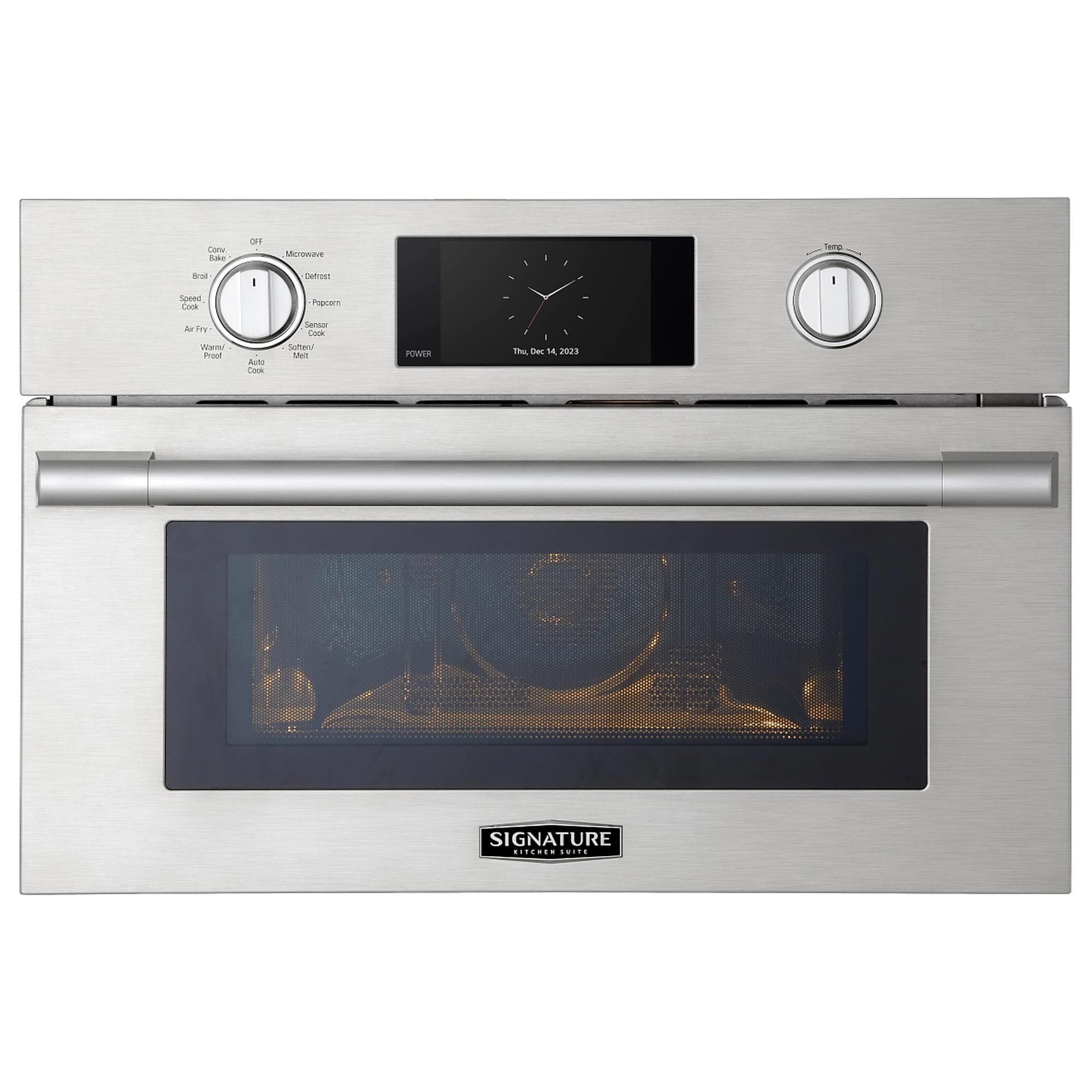 Signature Kitchen Suite 1.7 Cu. Ft. Built In Microwave with Convection Bake in Stainless Steel NFM