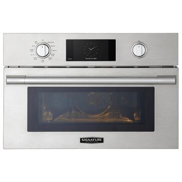 Signature Kitchen Suite 1.7 Cu. Ft. Built-In Microwave with Convection Bake in Stainless Steel, , large