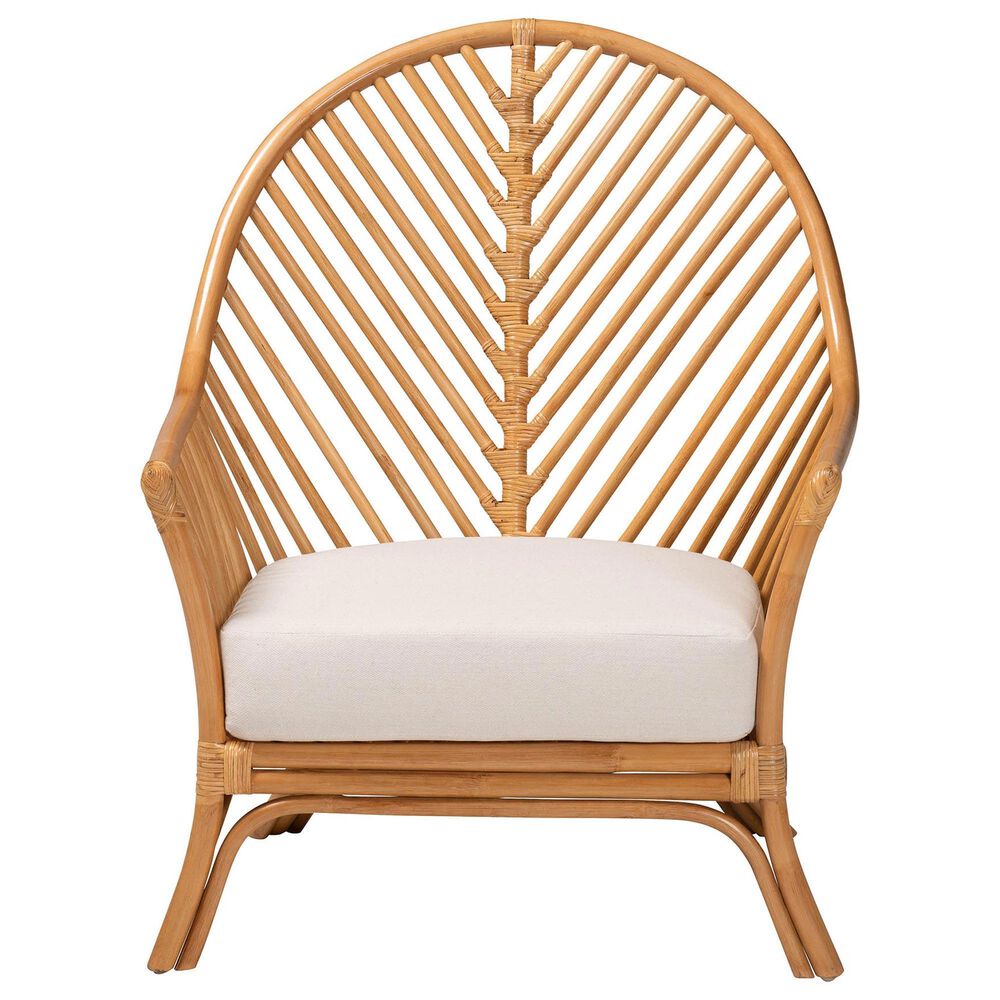 Baxton Studio Lisabon Arm Chair in Neutral, , large