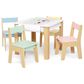 Delta Children GapKids 5-Piece Table and Chair Set with Paper Roll Holder in Pastel, , large