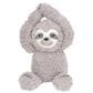 Lambs and Ivy Sloth Plush Stuffed Animal Toy in Gray, , large