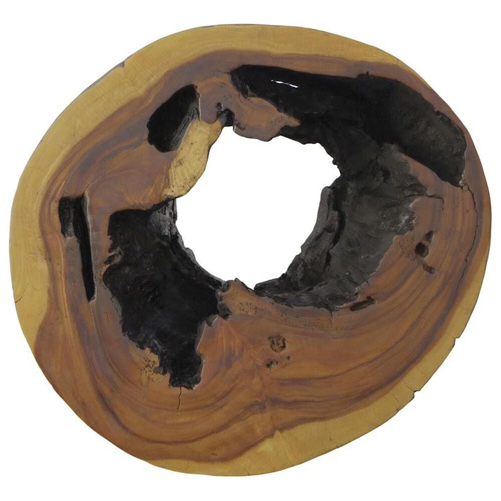 Phillips Collection Chamcha Side Table in Natural and Charred, , large