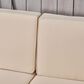 Noble House Kaena 5-Piece Stationary Patio L-Shaped Sectional Sofa Set in Beige, , large